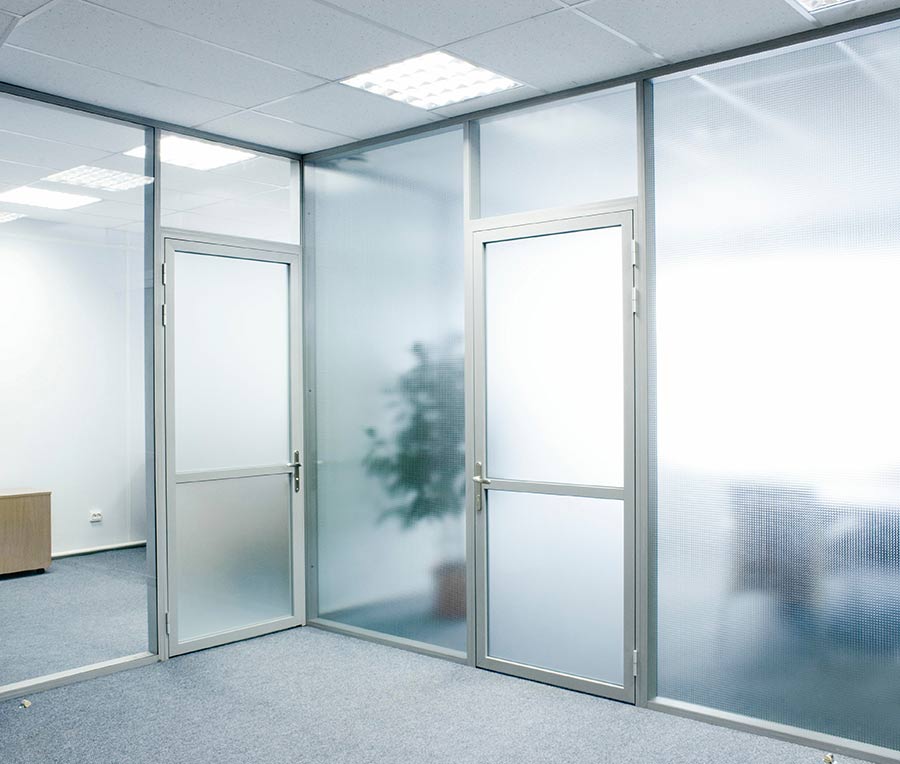 Custom Glass Partitions for Home and Offices