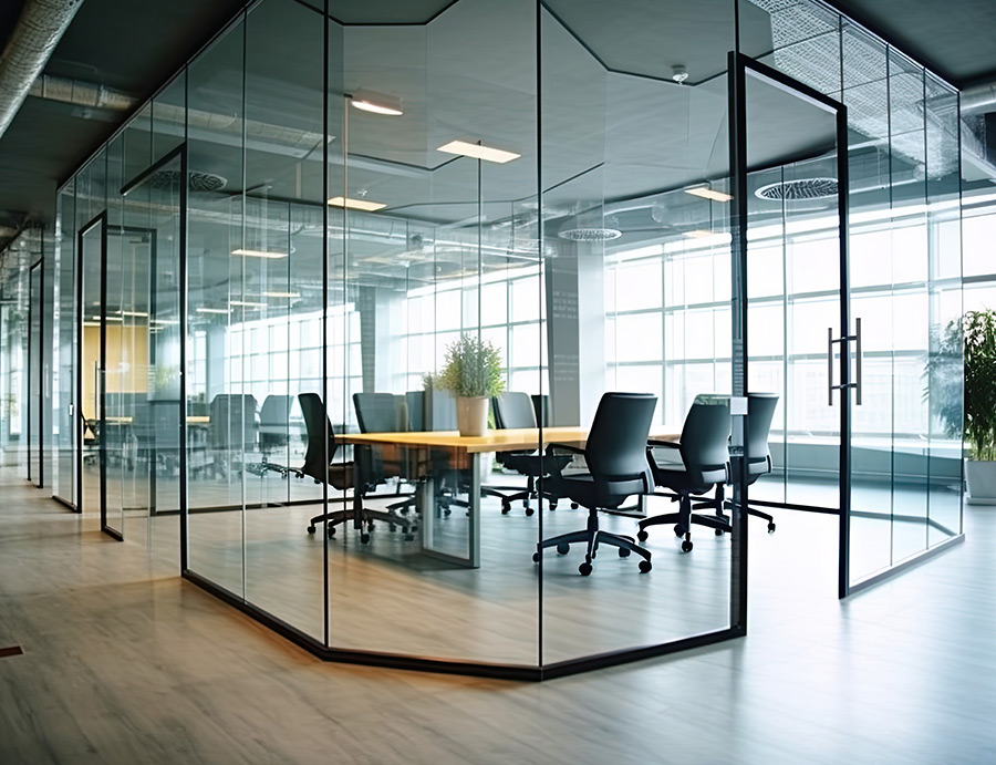 Henderson Glass Warehouse - Customised Glass Partitions