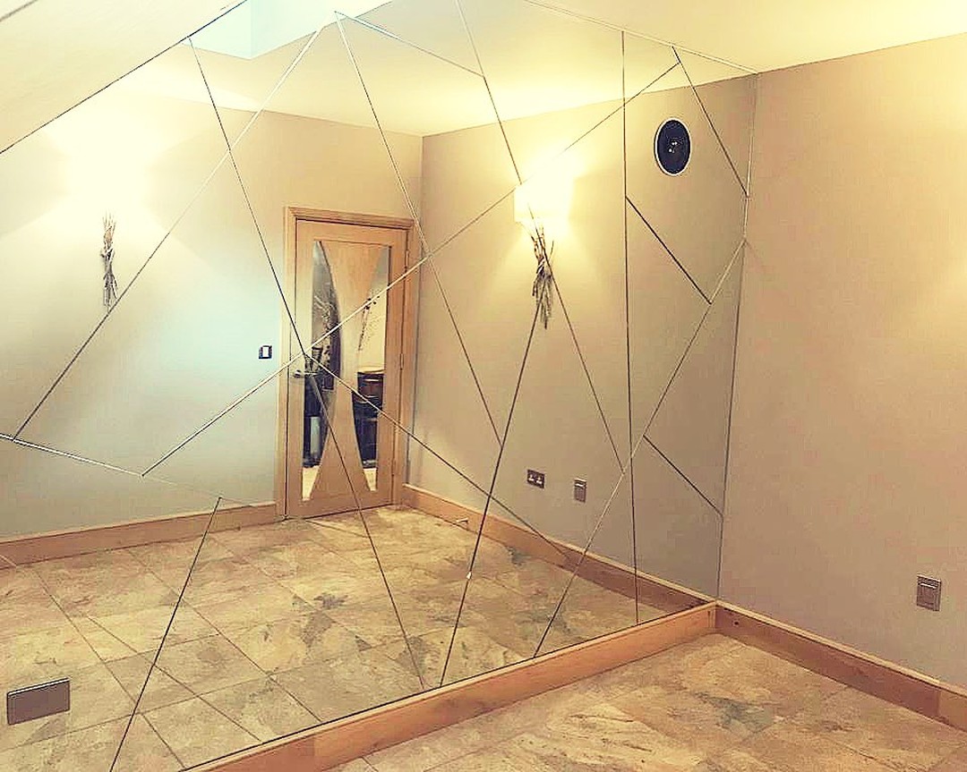 Bespoke Mirrored dressing room wall