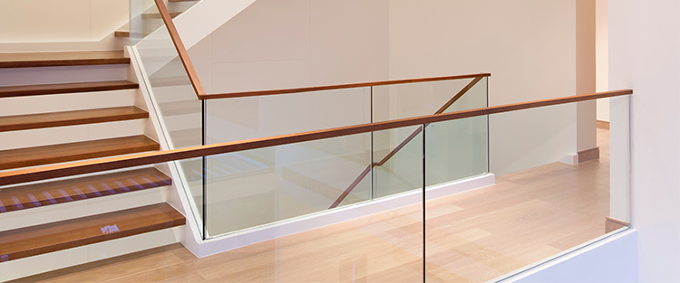 Handrails of Glass Balustrade - Henderson Glass Warehouse